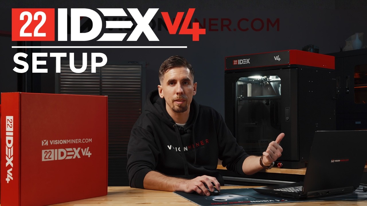 Complete 22 IDEX v4 3D Printer Setup Guide: From Power-On to First Successful Print